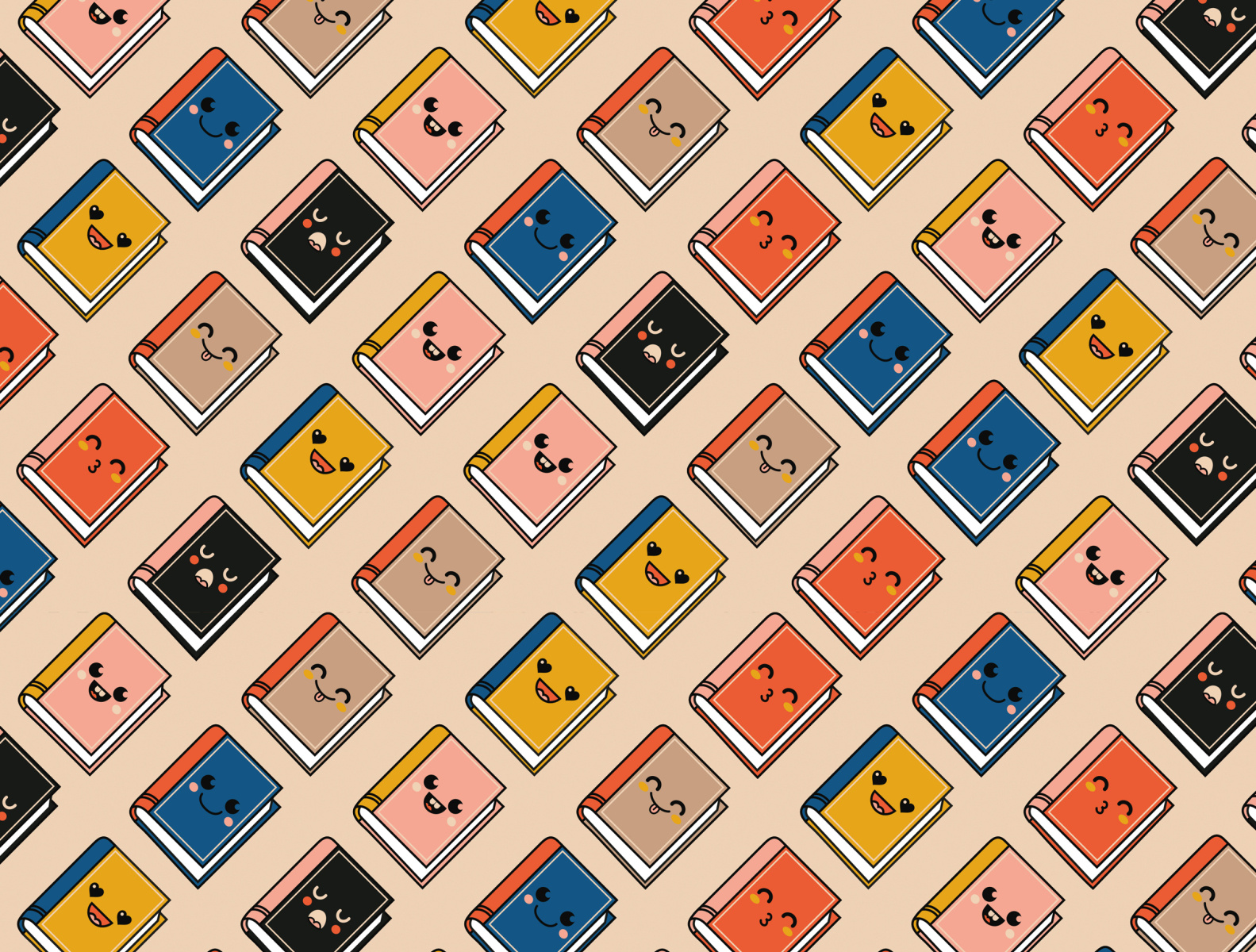 The little book club by Nancy Kers on Dribbble