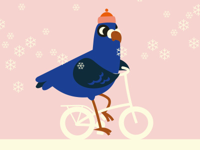 Ride on my bicycle (pigeon)