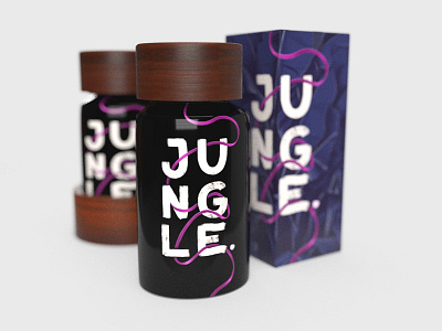 Jungle oils bottle dimension handdraw illustration lines package photoshop wood