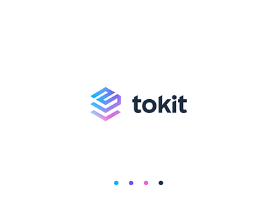 Logo tokit illustration logo logos morphism