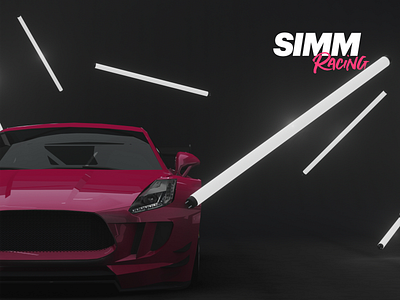 SIMM Racing 3d 3d animation 3d modeling car race racecar