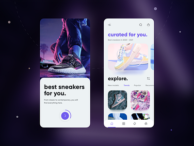 daily UI 091 "Curated For You"