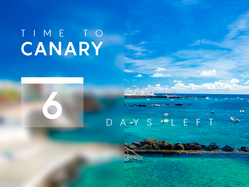 #daily UI #014 "Countdown Timer" countdown timer canary 014 photo daily ui daily color blue webdesign dailyui web uiux design