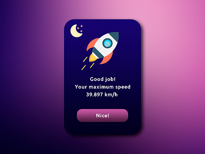 #daily UI #016 "Pop-Up/Overlay" blue color daily daily ui dailyui design galaxy nice overlay pop up rocket ui uiux web webdesign wonderful