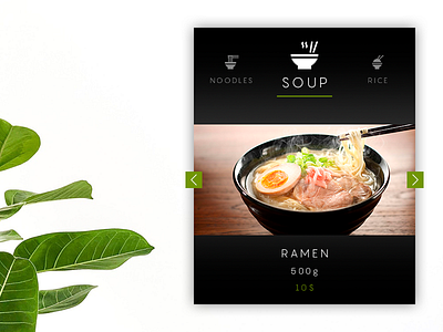 daily UI 043 "Food/Drink Menu" 043 amazing awesome beautiful chinese daily daily ui dailyui design food great menu nice ramen ui uiux ux web webdesign wonderful