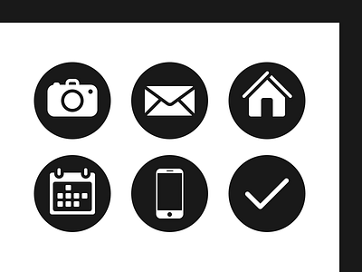 daily UI 055 "Icon Set" amazing app awesome beautiful black daily daily ui dailyui design great icon logo menu nice set ui uiux web webdesign wonderful