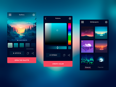 daily UI 060 "Color Picker" 060 amazing app awesome beautiful color color picker daily daily ui dailyui design great menu nice super ui uiux web webdesign wonderful