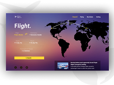 daily UI 068 "Flight Search"