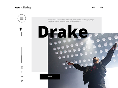 daily UI 070 "Event listing" 070 amazing awesome beautiful branding color daily daily ui dailyui design event listing great nice photo super ui uiux web webdesign wonderful