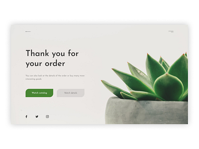 daily UI 077 "Thank You"