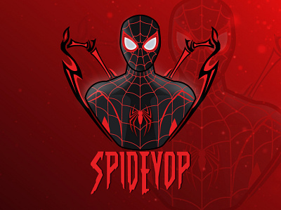 Spideyop logo design illustration illustrator logo mascot character mascot design mascot logo vector