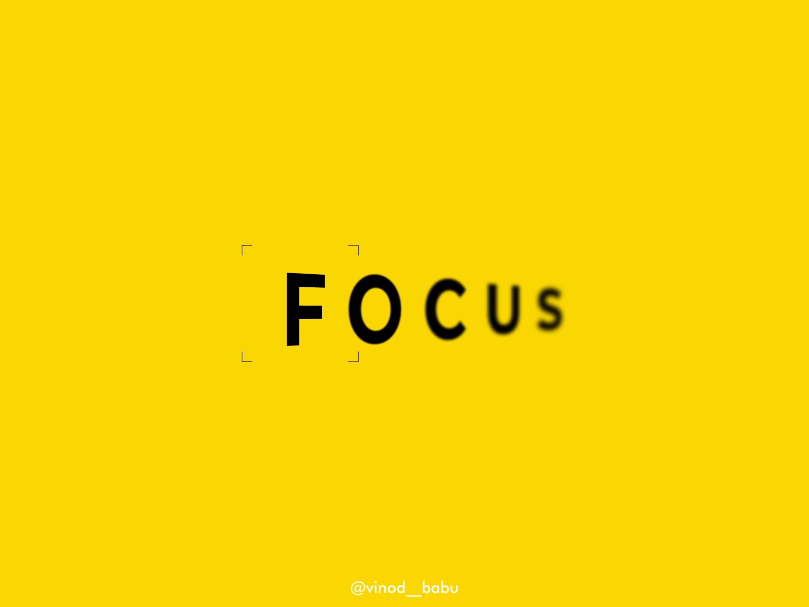 Focus Logo by Vinoth Babu on Dribbble