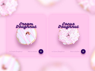 Online Doughnut Shop doughnut online shop ui