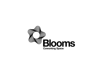Blooms Coworking Space alexandria brand brands egypt helvetica logos minimal
