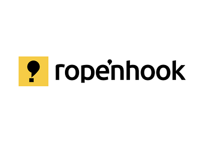 Rope'nhook Logo app brand branding creative egypt icon idenitity logo logos minimal san serif typography vector visual web