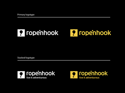 Rope'nhook Logo CIAV app brand branding creative egypt icon illustration logo logos minimal san serif typography ui visual
