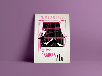 Frances Ha Poster cinema design film poster graphic design illustration poster print