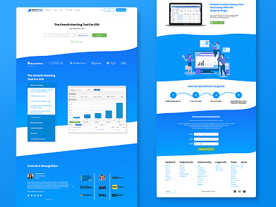 Serpstat website design marketing marketing site seo seo agency ui ux web web design