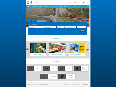 IRCTC Site Redesign