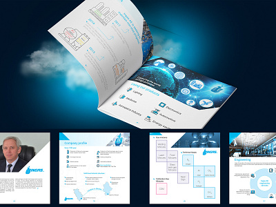 Company presentation graphic design presentation design