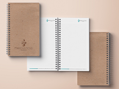 Corporate notepad mock up corporate branding graphic design mock up