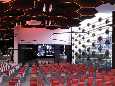 conference hall 3dsmax