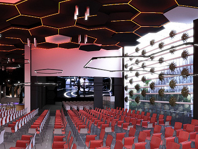 conference hall 3dsmax