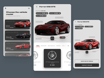 Ferrari - car configurator