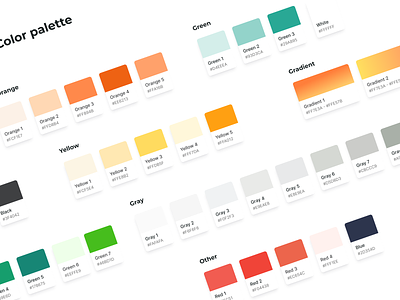 GoTalent - colors colors design design system product design service ui ui kit ux web