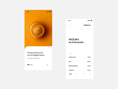 Multibanking App Concept animation app balance branding clean concept dashboard design minimal onboarding overview simple simple clean interface tapbar transactions typography ux ui white