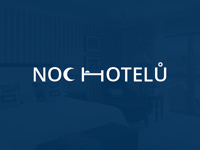Noc Hotelů - Logotype hotel hotels logotype night noc hotelů sleep