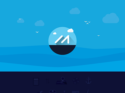 Marinefy App Icon app branding icon logo vector