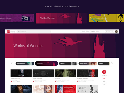 Sleets website : Genre Explorer