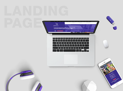Landing Page design branding identity minimal ui ux web webdesign