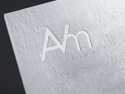 AVM stone logotype branding design flat graphic design graphicdesign identity logo logotype minimal web