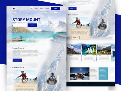 WEBSITE deepa tourist travel uiux design uxd technologies