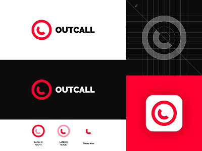 OutCall logo design