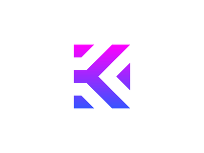 K - Logo app logo brand identity branding icon letter k lettermark logo logotype mark minimalist minimalist logo monogram symbol visual identity