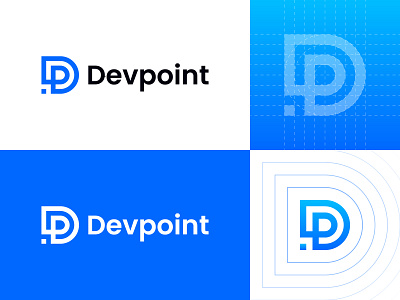 Devpoint brand identity branding coding design dev devpoint elearn learning logo logo design logo grid logomark logotype minimal logo minimalism minimalist minimalist logo modern logo monogram programming