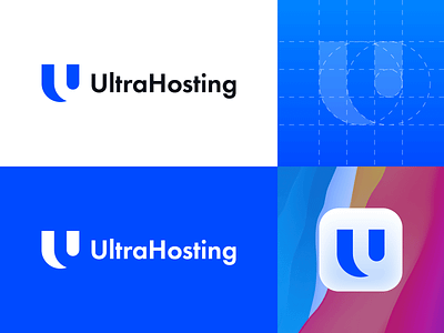 UltraHosting aws branding breand identity community digitally sign hosting icon logo logo design mark seo symbol visual identity web hosting