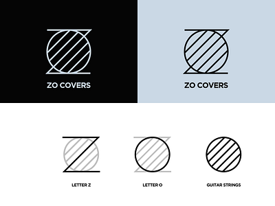 ZO COVERS logodesign logotype music musiclogo