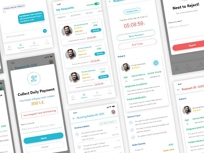 25605638 Bdcb 43a6 B5a2 611cafe0306a app clean app design clear design find home app medical medical app mobile app nursing app ui design uidesign ux design
