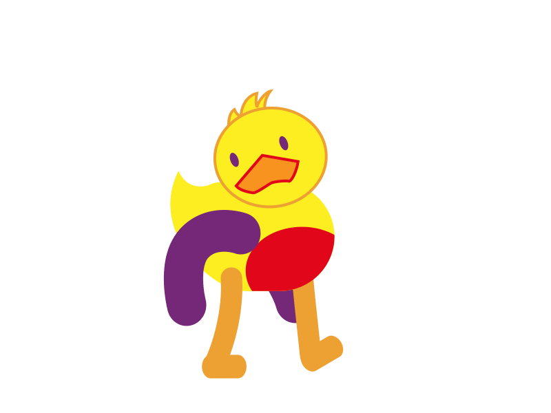 Quack! (walk cycle)