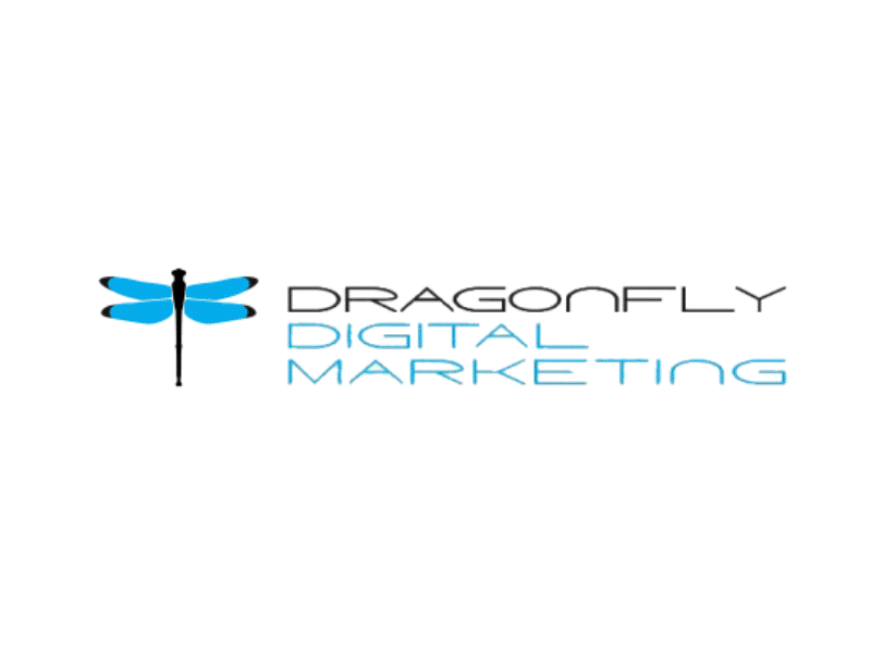 Dragonfly animated logo animation app brand and identity branding clean design flat identity illustration logo minimal motion design motion graphics vector web website