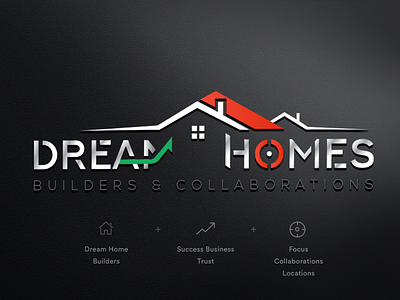 Dream Home - Logo Concept concept design construction logo golden ratio inspireuxd logo logo concept ui uxd uxd technologies