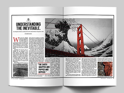 Story Spread layout magazine story typography