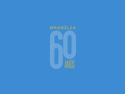 Brasília 60 Anos brand brand design brand identity brand proposal branding design logo logo design logotype proposal visual identity