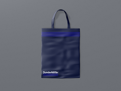 Tote Bag brand brand design brand identity branding design dunder mifflin graphic design logo logotype rebrand rebranding redesign the office visual identity