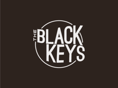 The Black Keys branding design logo the black keys visual identity