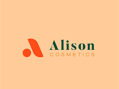 Alison Cosmestics 30 day logo challenge alison cosmetics branding design logo visual identity